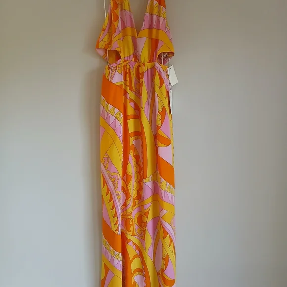 NEW SHOW ME YOUR MUMU marisol maxi dress in caribbean cocktail - Picture 3 of 6
